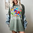 Autism Awareness Teacher I Teach Awesome Superheroes Women's Comfort Colors T-Shirt Berry Autism Awareness Teacher I Teach Awesome Superheroes Women's Comfort Colors T-Shirt Berry