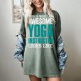 This Is What An Awesome Yoga Instructor Yoga Teacher Women's Comfort Colors T-Shirt Berry This Is What An Awesome Yoga Instructor Yoga Teacher Women's Comfort Colors T-Shirt Berry