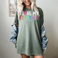 Back To School I Love My Students Teachers Women Boys Girls Women's Comfort Colors T-Shirt Berry