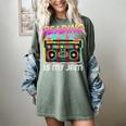 Back To School Retro Reading Is My Jam 80s Teacher Boombox Women's Comfort Colors T-Shirt Berry Back To School Retro Reading Is My Jam 80s Teacher Boombox Women's Comfort Colors T-Shirt Berry