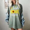 Back To School Teach Love And Inspire Teacher Sunflower Women's Comfort Colors T-Shirt Berry Back To School Teach Love And Inspire Teacher Sunflower Women's Comfort Colors T-Shirt Berry