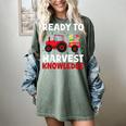 Back To School Teacher Farming Tractor Farmer Kids 100th Day Women's Comfort Colors T-Shirt Berry Back To School Teacher Farming Tractor Farmer Kids 100th Day Women's Comfort Colors T-Shirt Berry
