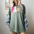 Back To School Teacher Para Preppy Checkered Para Life Women's Comfort Colors T-Shirt Berry