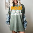 Boo I'm Your Homework Halloween Teacher Costume Women's Comfort Colors T-Shirt Berry Boo I'm Your Homework Halloween Teacher Costume Women's Comfort Colors T-Shirt Berry