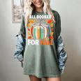 All Booked For Fall Book Pumpkin Autumn Thanksgiving Teacher Women's Comfort Colors T-Shirt Berry