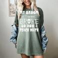 My Broom Broke So Now I Teach Math Halloween Teacher Costume For Men Women Women's Comfort Colors T-Shirt Berry