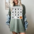 Calculator Easy Halloween Costume For Math Teacher Women's Comfort Colors T-Shirt Berry