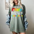 Some Call It Chaos We Call It Kindergarten Teacher Women's Comfort Colors T-Shirt Berry