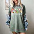 All Is Calm Said No Teacher Ever Teacher Christmas Women's Comfort Colors T-Shirt Berry
