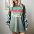 I Can't Answer That For You Staar Test Teacher Testing Day Women's Comfort Colors T-Shirt Berry I Can't Answer That For You Staar Test Teacher Testing Day Women's Comfort Colors T-Shirt Berry