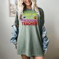 You Can't Scare Me I'm A Preschool Teacher Halloween Women's Comfort Colors T-Shirt Berry