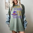 You Can't Scare Me I'm A Teacher For Men Women Women's Comfort Colors T-Shirt Berry