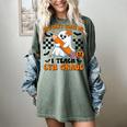 You Can't Scare Me I Teach 6th Grade Retro Teacher Halloween Women's Comfort Colors T-Shirt Berry