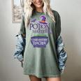 Chemistry Teacher Halloween Shirt School POTION MASTER Women's Comfort Colors T-Shirt Berry
