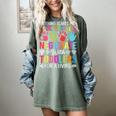 Childcare Teacher Negotiate With Toddlers Daycare Provider Men Women Girls Kids Women's Comfort Colors T-Shirt Berry