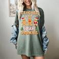 Christmas Teacher Of Smart Cookies Gingerbread Man Teaching Women's Comfort Colors T-Shirt Berry Christmas Teacher Of Smart Cookies Gingerbread Man Teaching Women's Comfort Colors T-Shirt Berry
