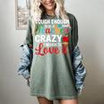 Crazy Teacher Men Women School Teachers Women's Comfort Colors T-Shirt Berry Crazy Teacher Men Women School Teachers Women's Comfort Colors T-Shirt Berry