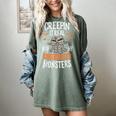 Creepin It Real Kindergarten Monsters Halloween Teacher Women's Comfort Colors T-Shirt Berry