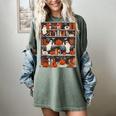 Cute Ghost Book Reading Books Lover Spooky Teacher Halloween Women's Comfort Colors T-Shirt Berry