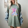 Cute Ghost Book Reading Halloween Teacher Top Girls Women Women's Comfort Colors T-Shirt Berry