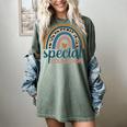 Cute Special Education Leopard Print SPED Teacher Idea Women's Comfort Colors T-Shirt Berry