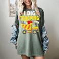 I Dig Teaching Dump Truck Construction Back School Teacher Women's Comfort Colors T-Shirt Berry I Dig Teaching Dump Truck Construction Back School Teacher Women's Comfort Colors T-Shirt Berry