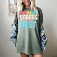 Donut Stress Just Do Your Best Teachers Testing Day For Men Women Girls Kids Women's Comfort Colors T-Shirt Berry