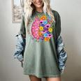 Dyslexia Different Perspective Reading Brain Floral Teacher Women's Comfort Colors T-Shirt Berry