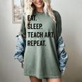 Eat Sleep Teach Art Repeat Teaching Art Teacher Women's Comfort Colors T-Shirt Berry Eat Sleep Teach Art Repeat Teaching Art Teacher Women's Comfort Colors T-Shirt Berry