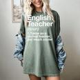 English Teacher Definition Back To School First Day Women's Comfort Colors T-Shirt Berry English Teacher Definition Back To School First Day Women's Comfort Colors T-Shirt Berry