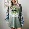 Eye Survived 100 Days Of School Monster Lover Teacher Kids Women's Comfort Colors T-Shirt Berry Eye Survived 100 Days Of School Monster Lover Teacher Kids Women's Comfort Colors T-Shirt Berry