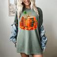 Fall Book Autumn Reading Teacher Halloween Pumpkin Season Women's Comfort Colors T-Shirt Berry