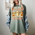 Are You Fall O Ween Directions Teacher Halloween Dog Ghost Women's Comfort Colors T-Shirt Berry Are You Fall O Ween Directions Teacher Halloween Dog Ghost Women's Comfort Colors T-Shirt Berry