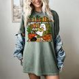 Ghost Library Reading Books Halloween Librarian Teacher Women's Comfort Colors T-Shirt Berry
