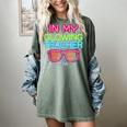 In My Glowing Teacher Era Groovy Colorful Bright Women's Comfort Colors T-Shirt Berry