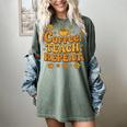 Groovy Coffee Teach Repeat Retro Teacher Women's Comfort Colors T-Shirt Berry Groovy Coffee Teach Repeat Retro Teacher Women's Comfort Colors T-Shirt Berry