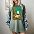 Groovy Ghost Reading Book Cat Halloween Ghost Teacher Women's Comfort Colors T-Shirt Berry Groovy Ghost Reading Book Cat Halloween Ghost Teacher Women's Comfort Colors T-Shirt Berry