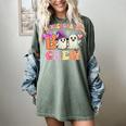 Groovy Kindergarten Boo Crew Kinder Halloween Teacher Kids Women's Comfort Colors T-Shirt Berry