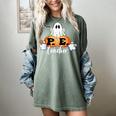 Halloween PE Teacher Ghosts Pumpkins Sports Lover Women's Comfort Colors T-Shirt Berry