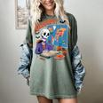 Halloween Skeleton Geography Teacher Pumpkin Bats Classroom Women's Comfort Colors T-Shirt Berry Halloween Skeleton Geography Teacher Pumpkin Bats Classroom Women's Comfort Colors T-Shirt Berry