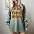 Halloween Teacher Fall Book Pumpkin Retro Reading Women's Comfort Colors T-Shirt Berry