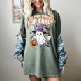 Halloween Teacher Trade Students For Candy Costume Women Women's Comfort Colors T-Shirt Berry