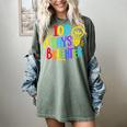 Happy 100th Day Of School 100 Days Brighter Girls Teacher Women's Comfort Colors T-Shirt Berry