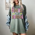 Happy 100th Day Of School Leopard Print Teacher Student Kids Women's Comfort Colors T-Shirt Berry