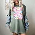 Happy Dot Day Bow Coquette For Teacher Girls Women's Comfort Colors T-Shirt Berry