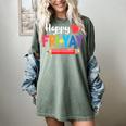 Happy Fri-Yay Friday Lovers Fun Teacher Life Weekend Women's Comfort Colors T-Shirt Berry Happy Fri-Yay Friday Lovers Fun Teacher Life Weekend Women's Comfort Colors T-Shirt Berry
