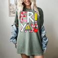 Happy Fri-Yay Teacher Back To School Friday Lovers Women's Comfort Colors T-Shirt Berry Happy Fri-Yay Teacher Back To School Friday Lovers Women's Comfort Colors T-Shirt Berry