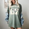 Haunted By 67 Teacher Halloween 6 7 Shirt Women's Comfort Colors T-Shirt Berry