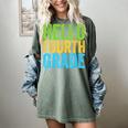 Hello Fourth Grade Shirt 4th Grade Boy Girl Student Teacher Women's Comfort Colors T-Shirt Berry Hello Fourth Grade Shirt 4th Grade Boy Girl Student Teacher Women's Comfort Colors T-Shirt Berry