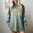 Hello Second Grade Team 2nd Grade Back To School Teacher Kid Women's Comfort Colors T-Shirt Berry
